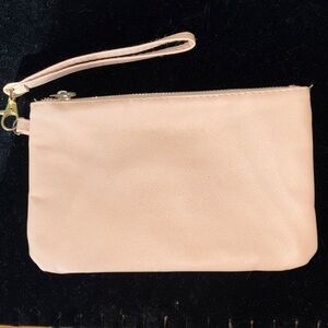 Adrienne Vittadini Blush Wristlet Clutch